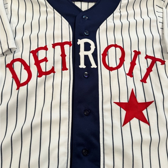 Detroit Tigers (Stars) Negro League Jersey Game Worn Jason Grilli Autographed - Picture 3 of 7